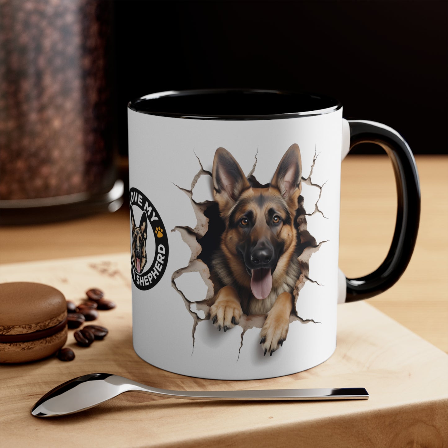 I Love my GERMAN SHEPPERD Mug - German Shepperd Lovers - Dog Lovers - Mugscity - Free Shipping