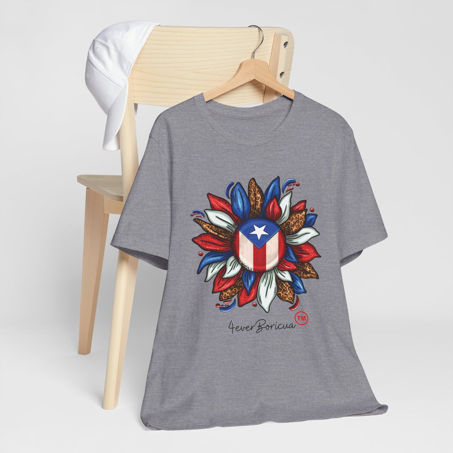 PUERTO RICAN BLOOMING FLAG Unisex Puerto Rico Boricua Shirt 4everBoricua™️