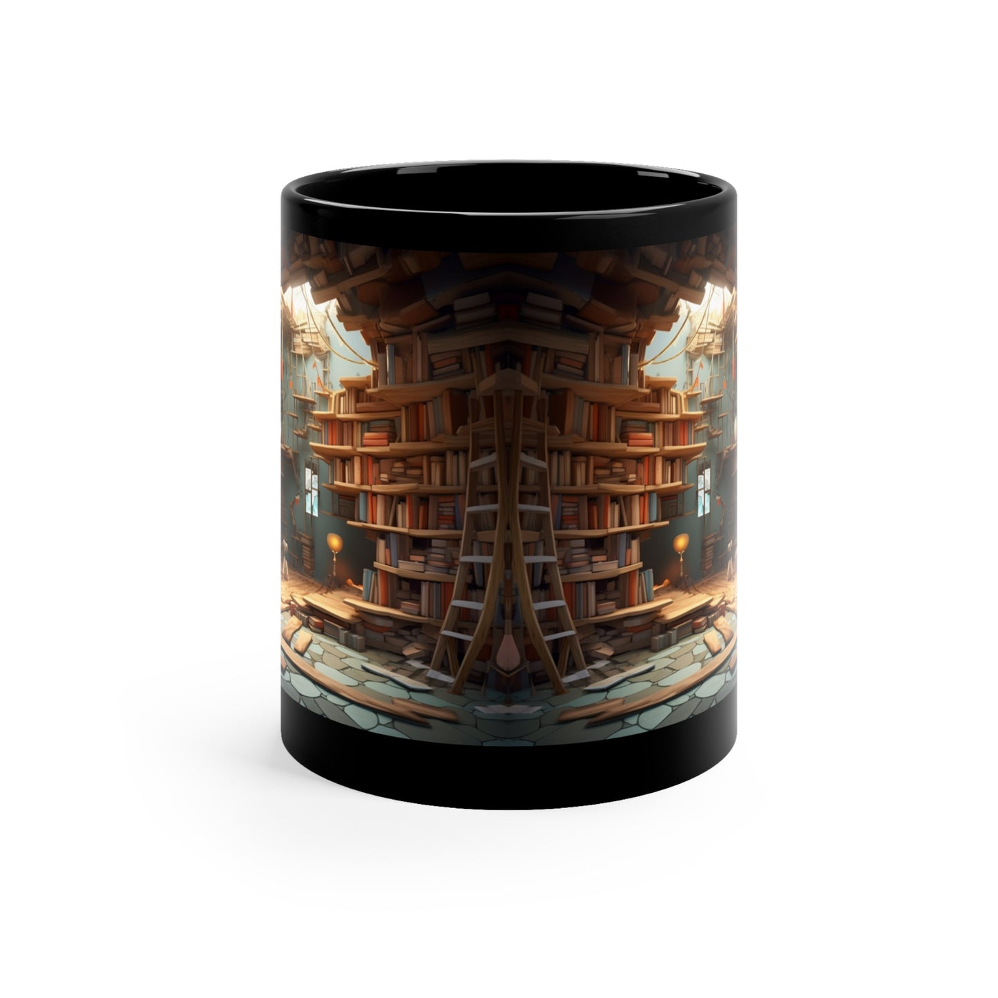 AMAZING LIBRARIES 3D MUGS #4 - MUGSCITY - Free Shipping