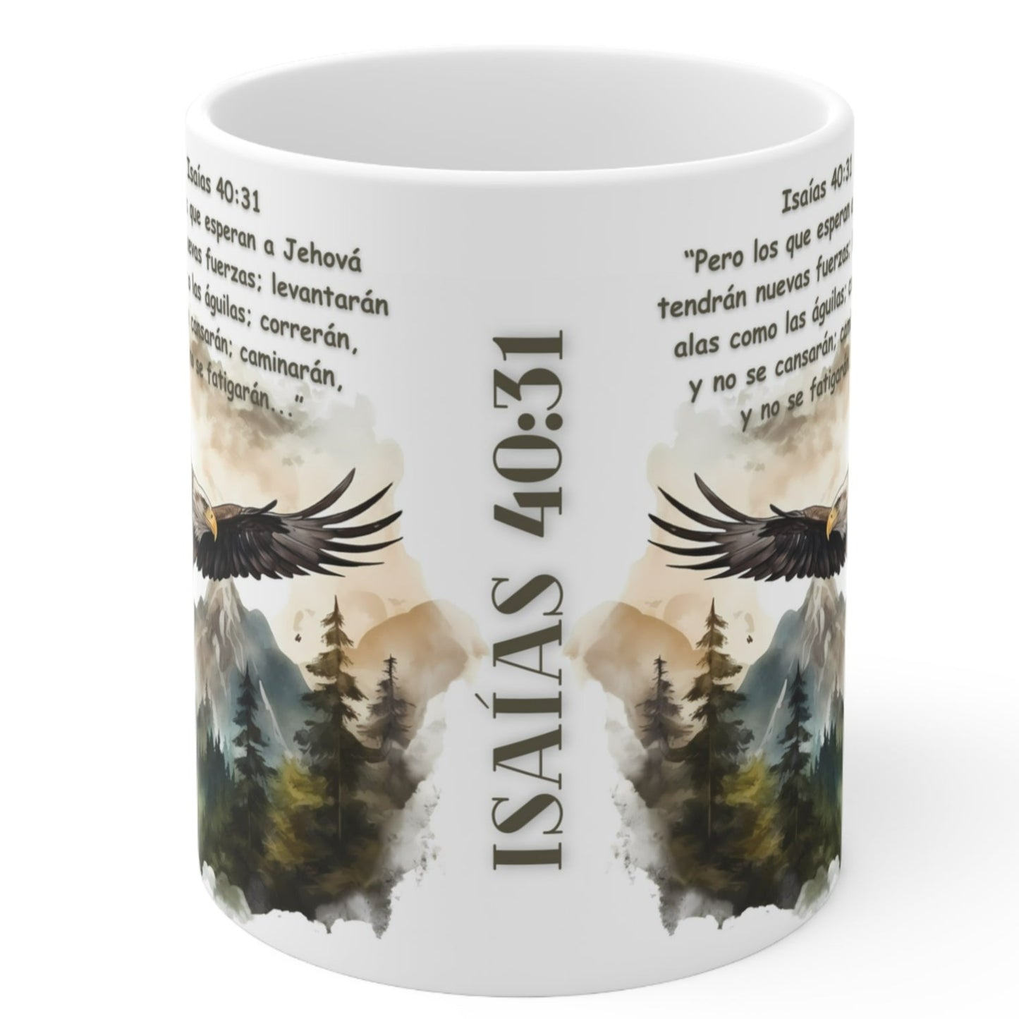 ISAIAS 40:31 MUG - ESPANOL - NUEVAS FUERZAS - MUGSCITY - Free Shipping