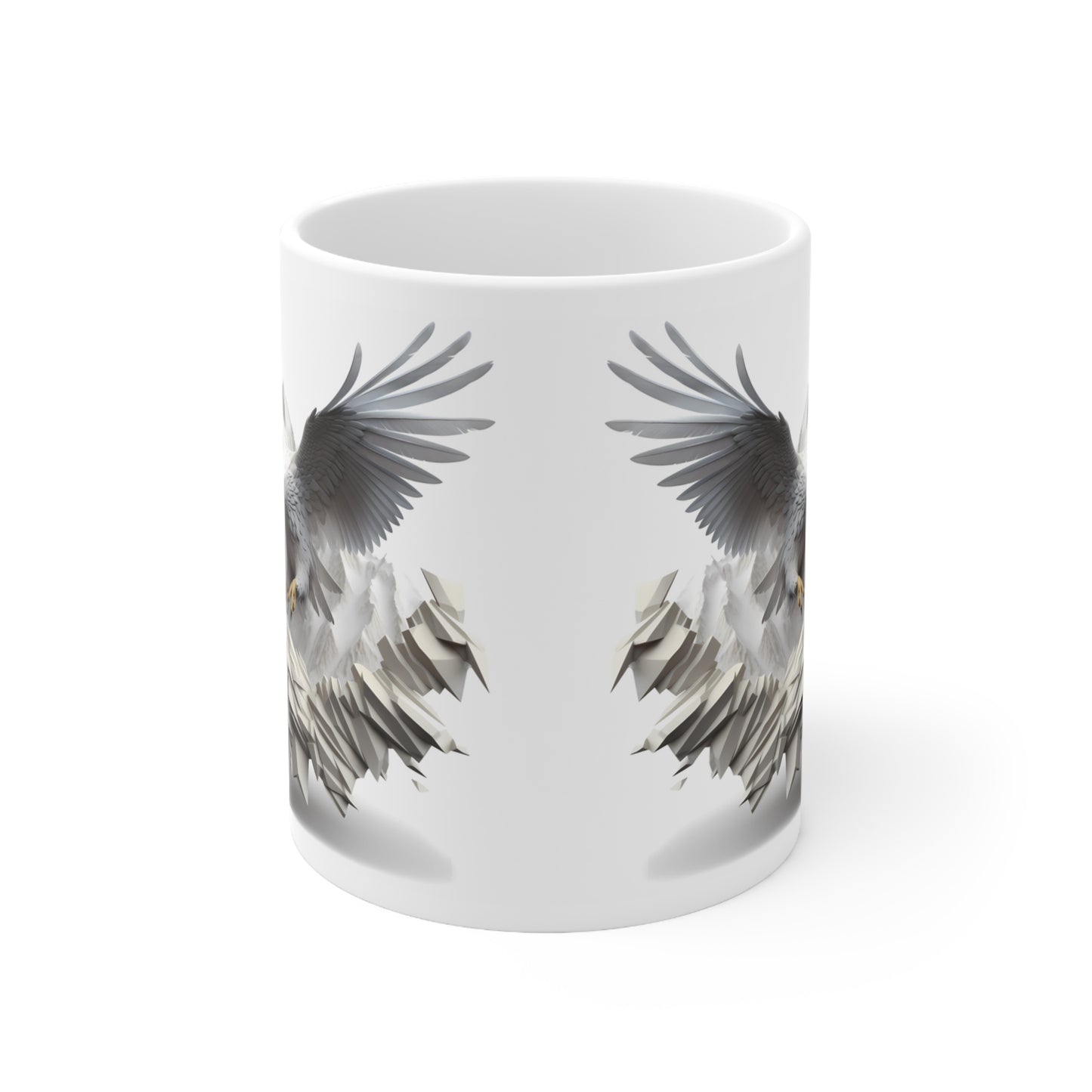 POWERFUL EAGLE ON THE MOUNTAIN 3D MUG - MUGSCITY - Free Shipping