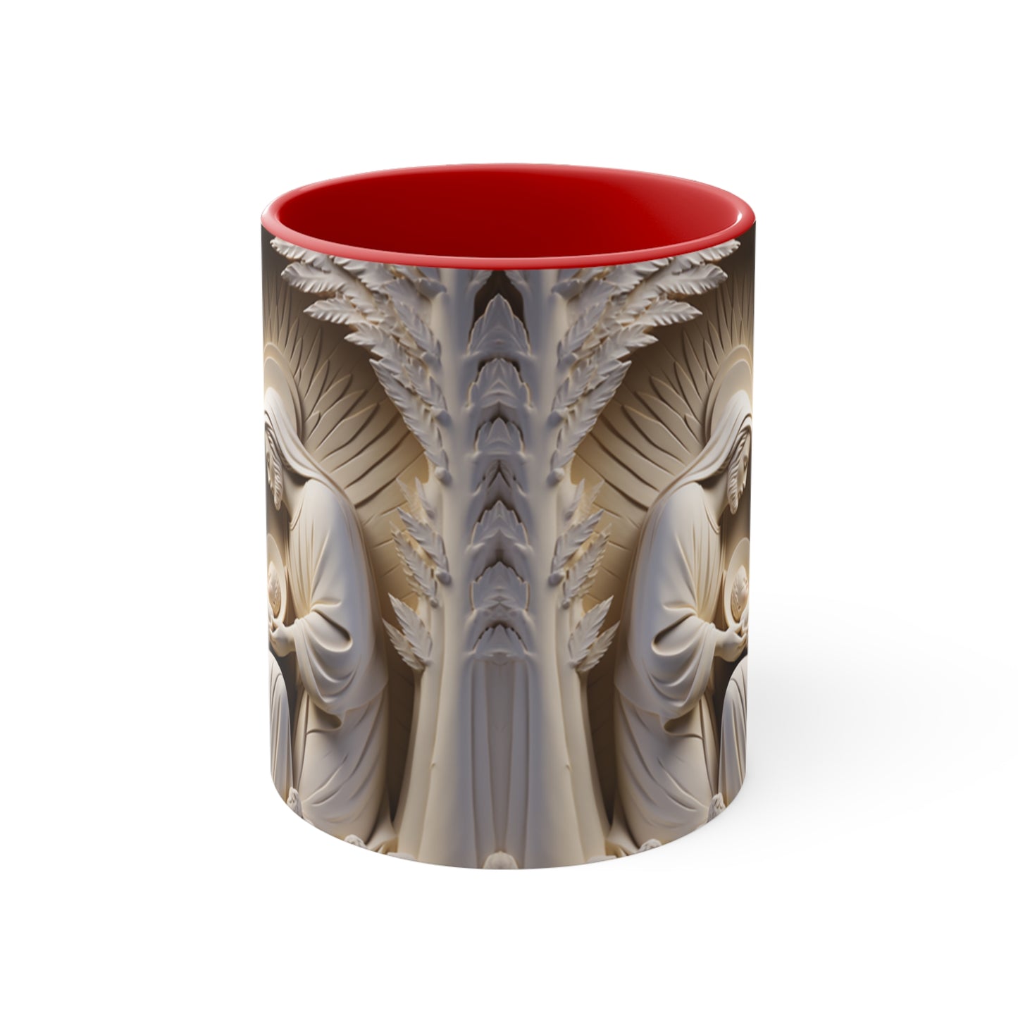 AMAZING 3D NATIVITY MUG - Red Accents - Mugscity - Free Shipping