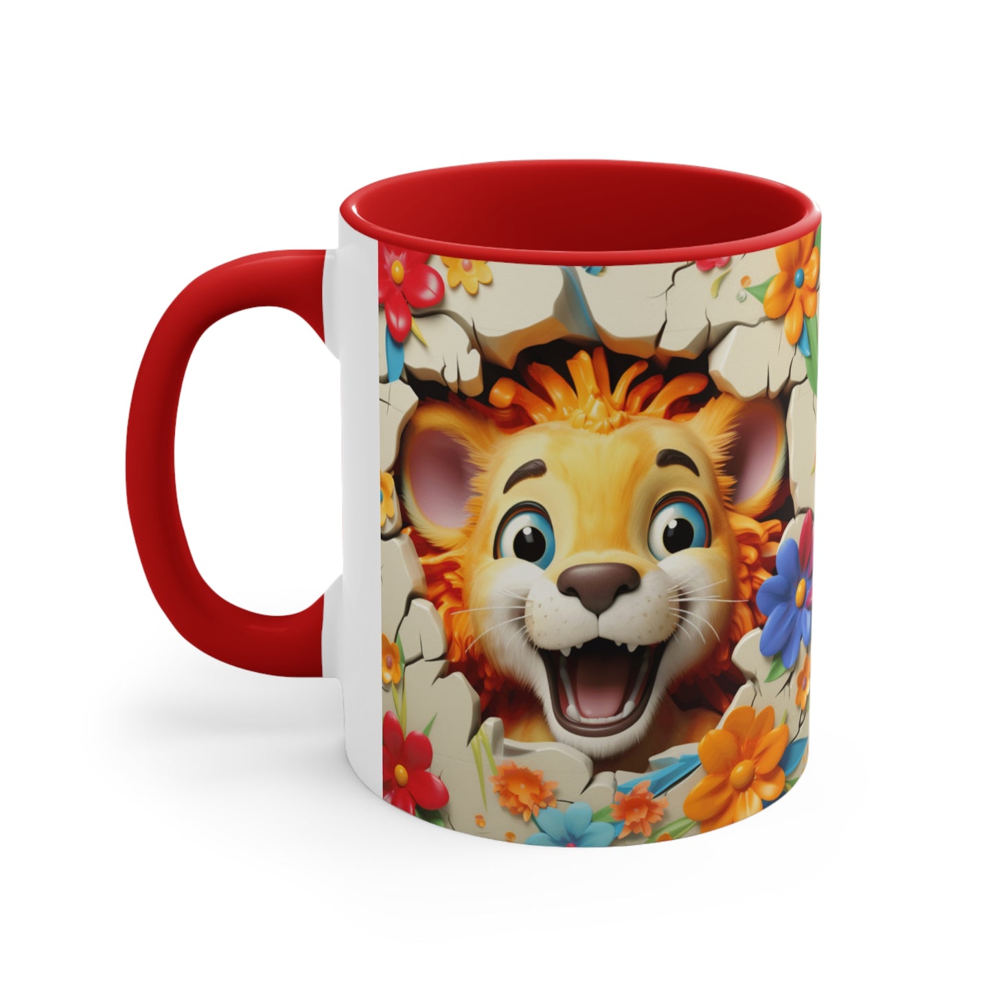 LION MUG - CHILDREN COLLECTION - MUGSCITY - Free Shipping