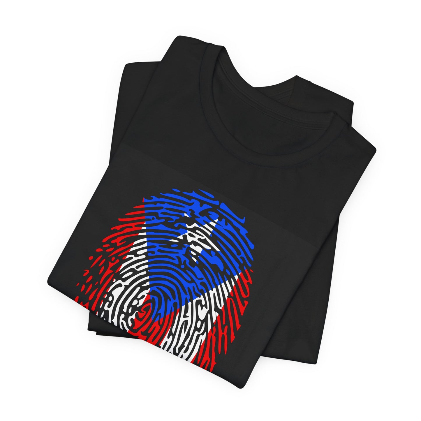 PUERTO RICAN FLAG FINGERPRINT Unisex Boricua Shirt 4everBoricua™️