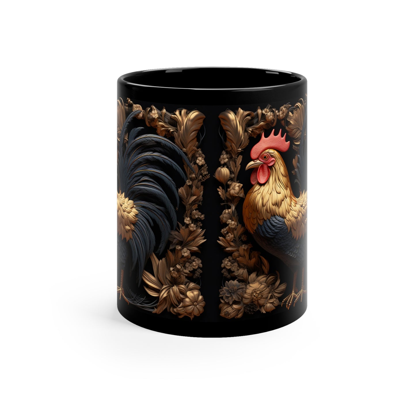 BEAUTIFUL AND ELEGANT ROOSTER MUG - 3D MUGS - MUGSCITY - Free Shipping