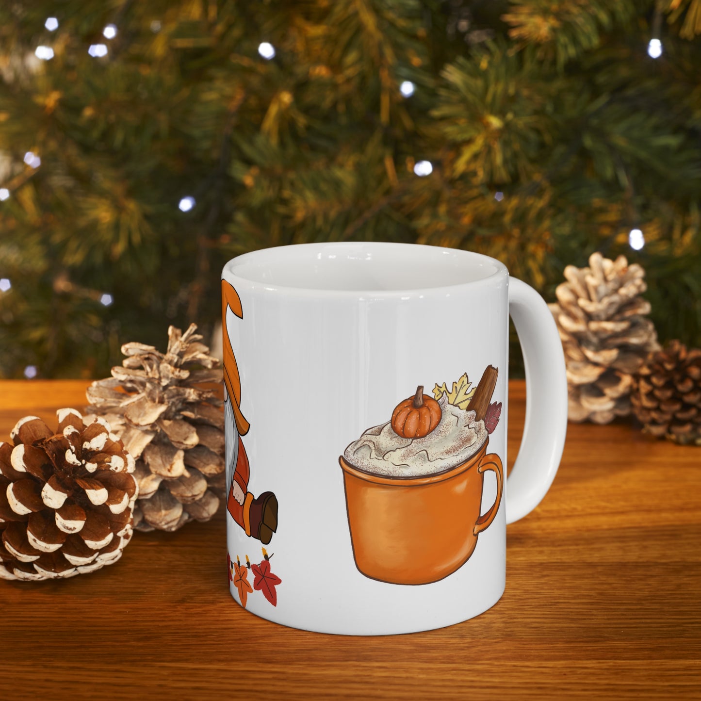 FALL VIBES GNOME MUG - MUGSCITY - Free Shipping