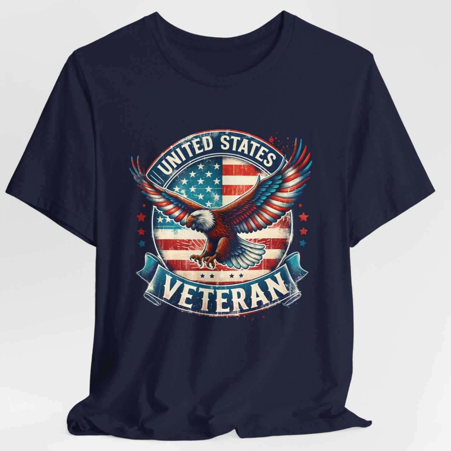 United States Unisex Navy Patriotic Veteran Eagle T-Shirt Shirt Tee Free Shipping!