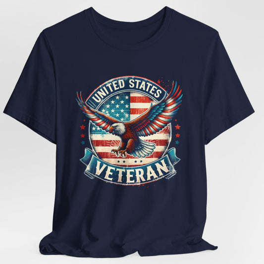 United States Unisex Navy Patriotic Veteran Eagle T-Shirt Shirt Tee Free Shipping!