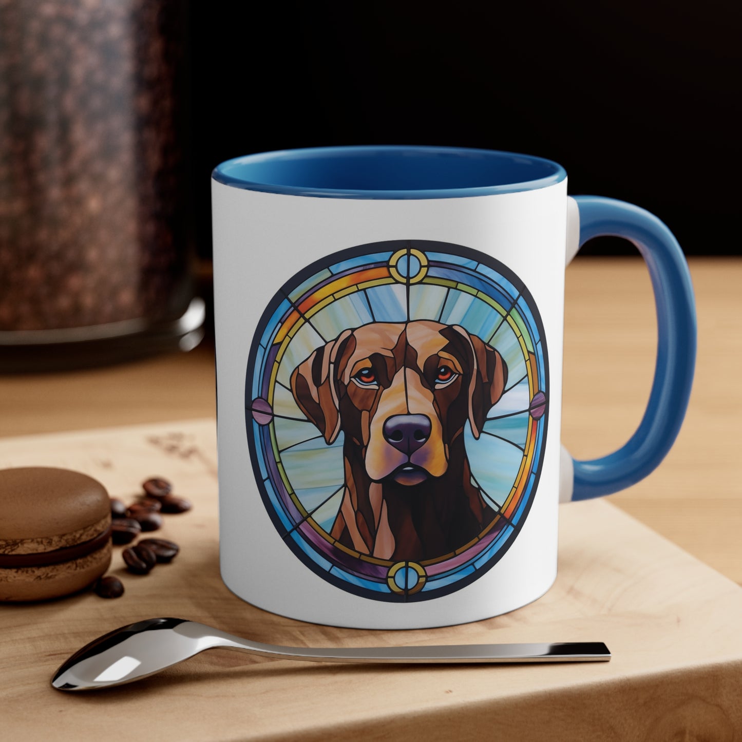 LABRADOR RETRIEVER MUG - Dog Breeds Mugs - Red, Black, Pink, Blue and Navy - Free Shipping