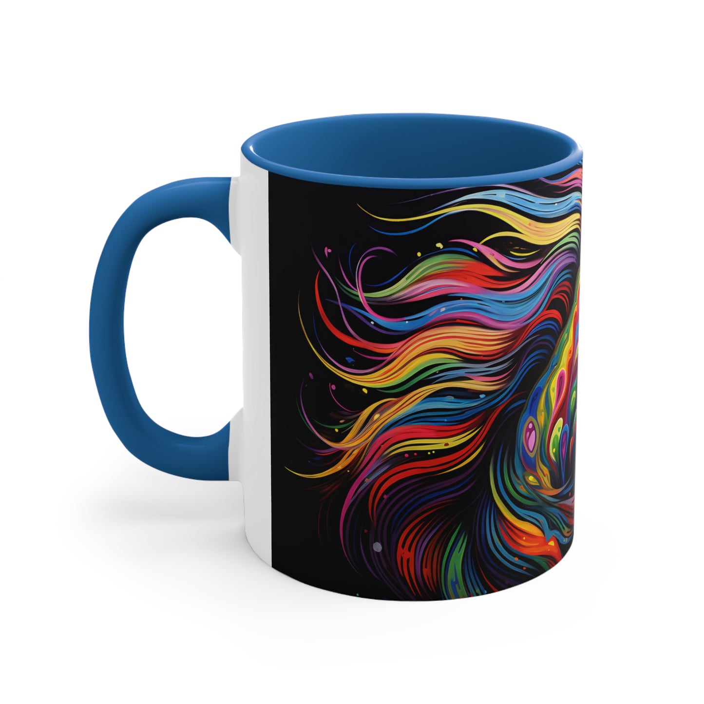 KALEIDOSCOPE HORSE MUG - Available in Red, Blue, Navy, Black and Pink - MUGSCITY - Free Shipping