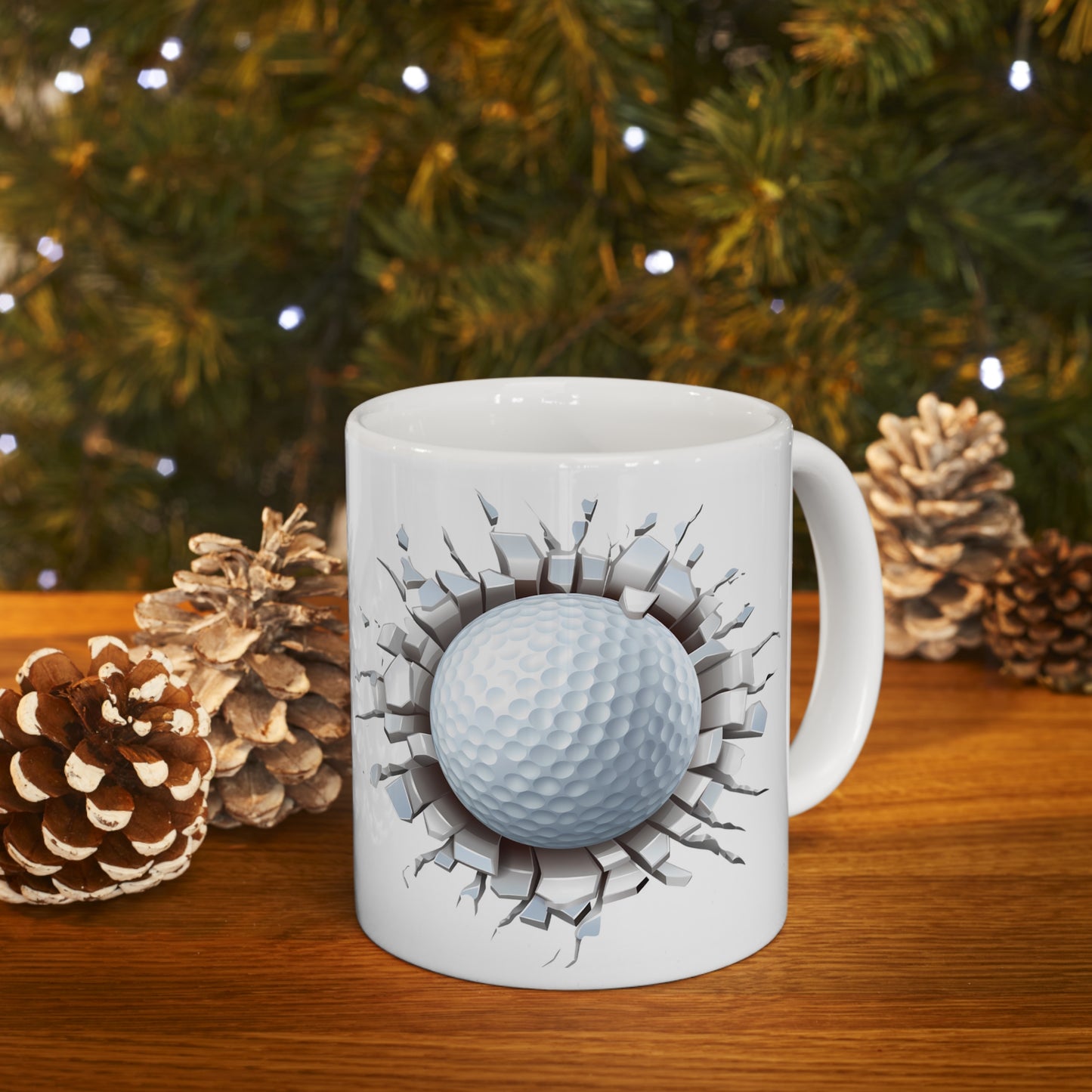 GOLF BALL IN HOLE 3D MUG - MUGSCITY - Free Shipping