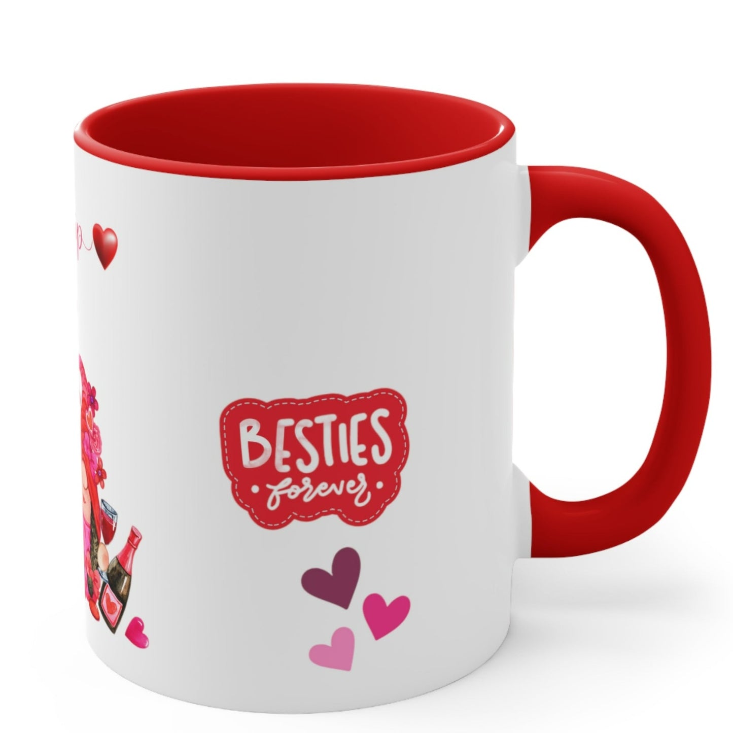 VALENTINES FRIENDS MUG, Valentines Friends Gifts, Valentines Day Bestie Gifts, Funny Valentines Mugs, Best Friend Valentines Gifts