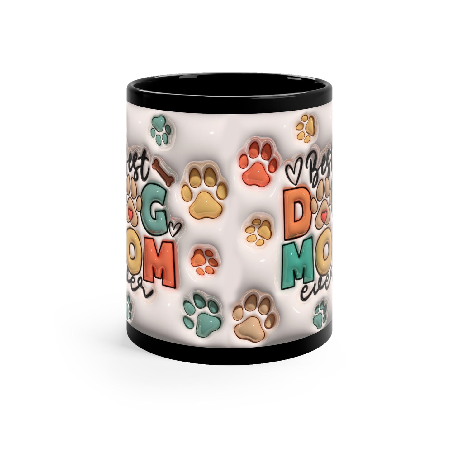 BEST DOG MOM MUG - 3D MUGS - MUGSCITY - Free Shipping