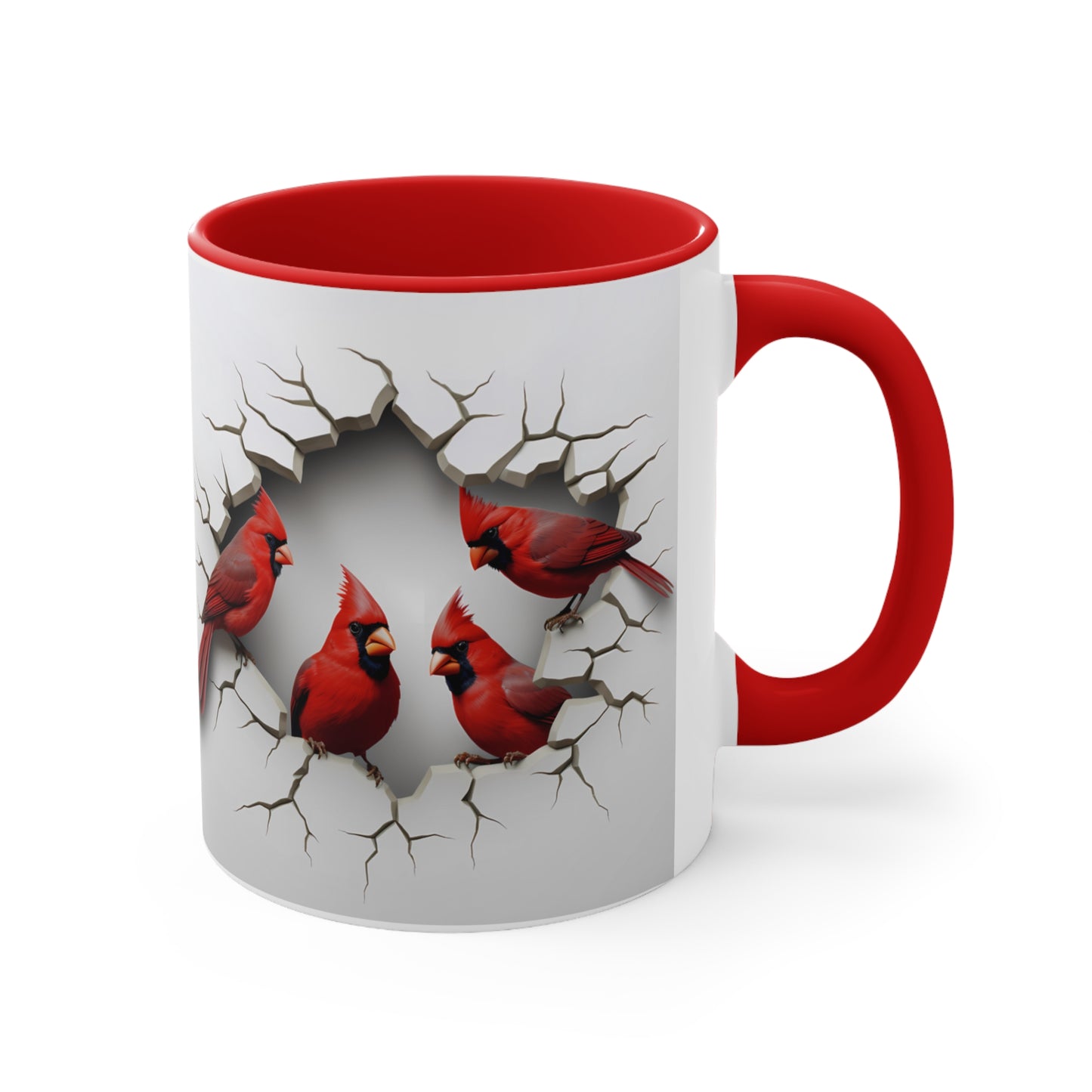 CARDINAL MUG - Cardinals Mugs - Black, Red - Mugscity - Free Shipping