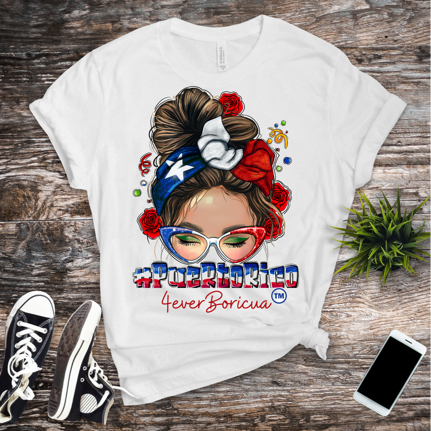 PUERTO RICAN WOMAN Puerto Rico Boricua Shirt 4everBoricua™️