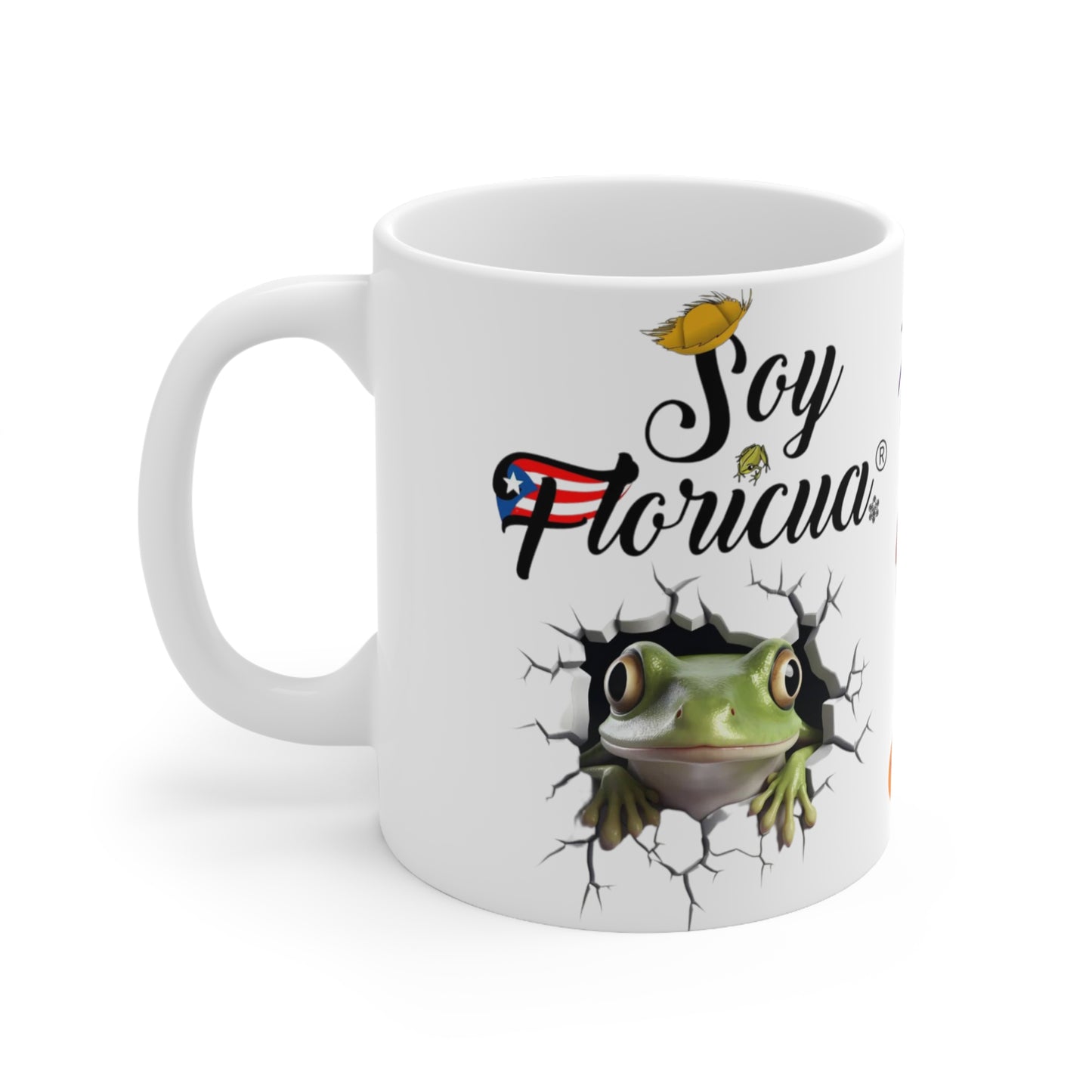 SOY FLORICUA REGISTERED MARK COQUI MUG - 3D MUGS - MUGSCITY - Free Shipping