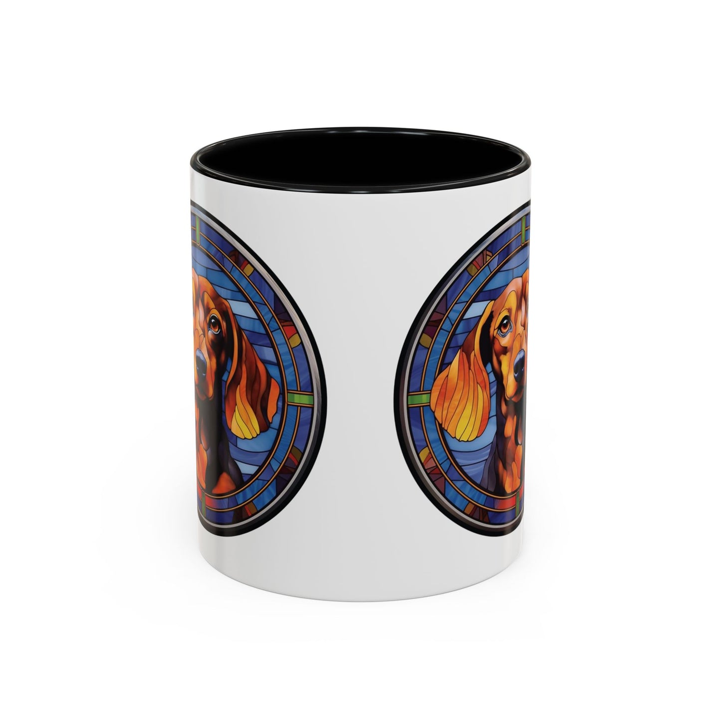 DACHSHUND MUG - Dog Breeds Mugs - Red, Pink, Blue, Navy and Black Accents - MUGSCITY - Free Shipping