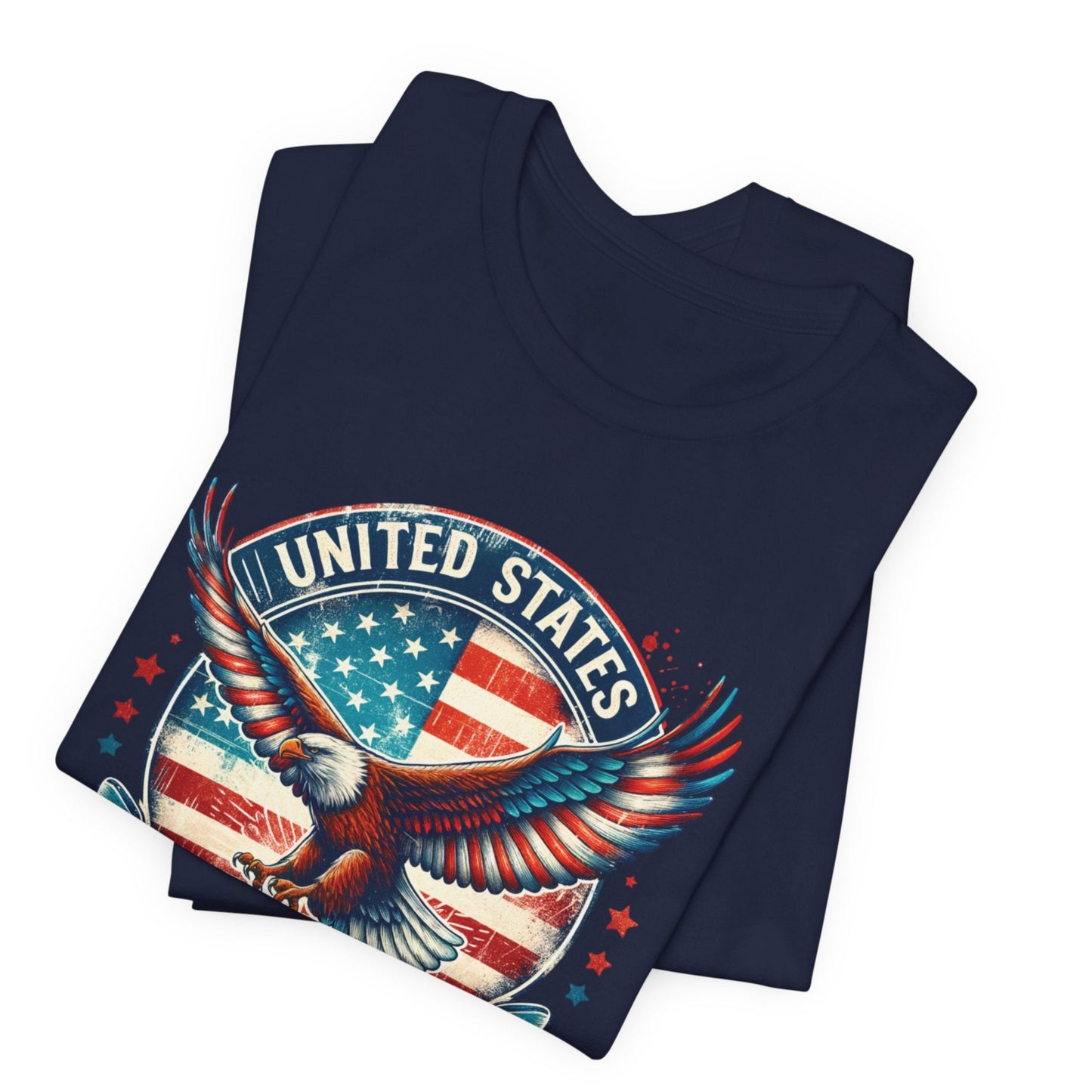 United States Unisex Navy Patriotic Veteran Eagle T-Shirt Shirt Tee Free Shipping!