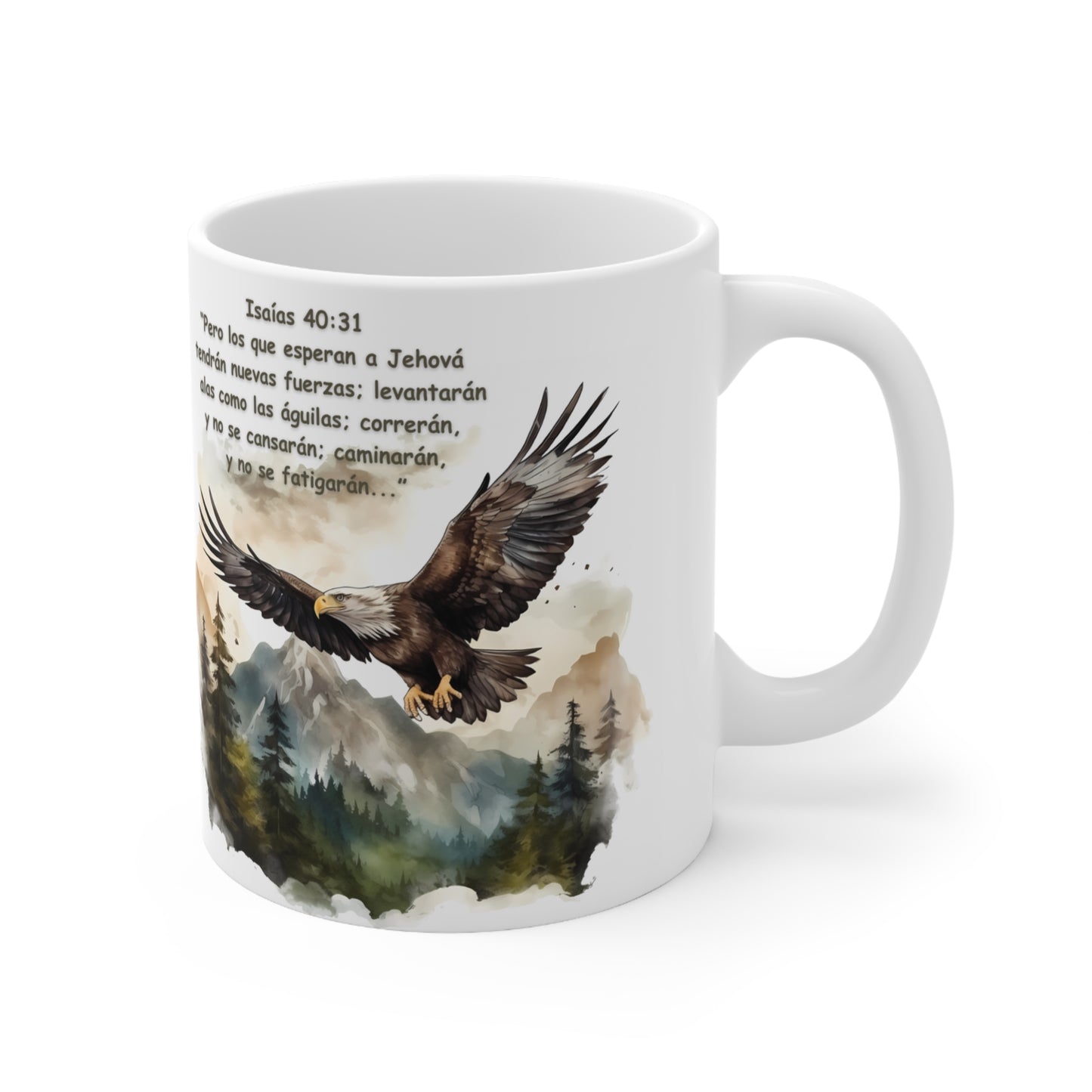 ISAIAS 40:31 MUG - ESPANOL - NUEVAS FUERZAS - MUGSCITY - Free Shipping