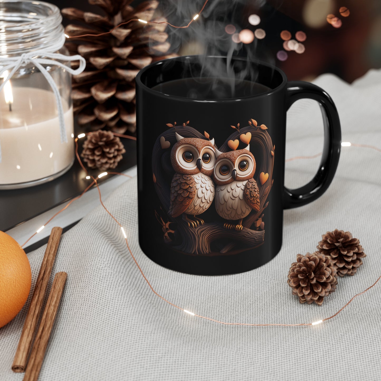 OWLS IN LOVE Mug - Mugscity - Free Shipping