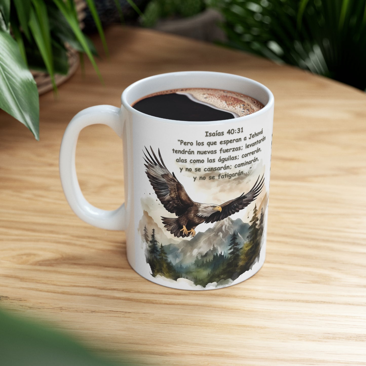 ISAIAS 40:31 MUG - ESPANOL - NUEVAS FUERZAS - MUGSCITY - Free Shipping