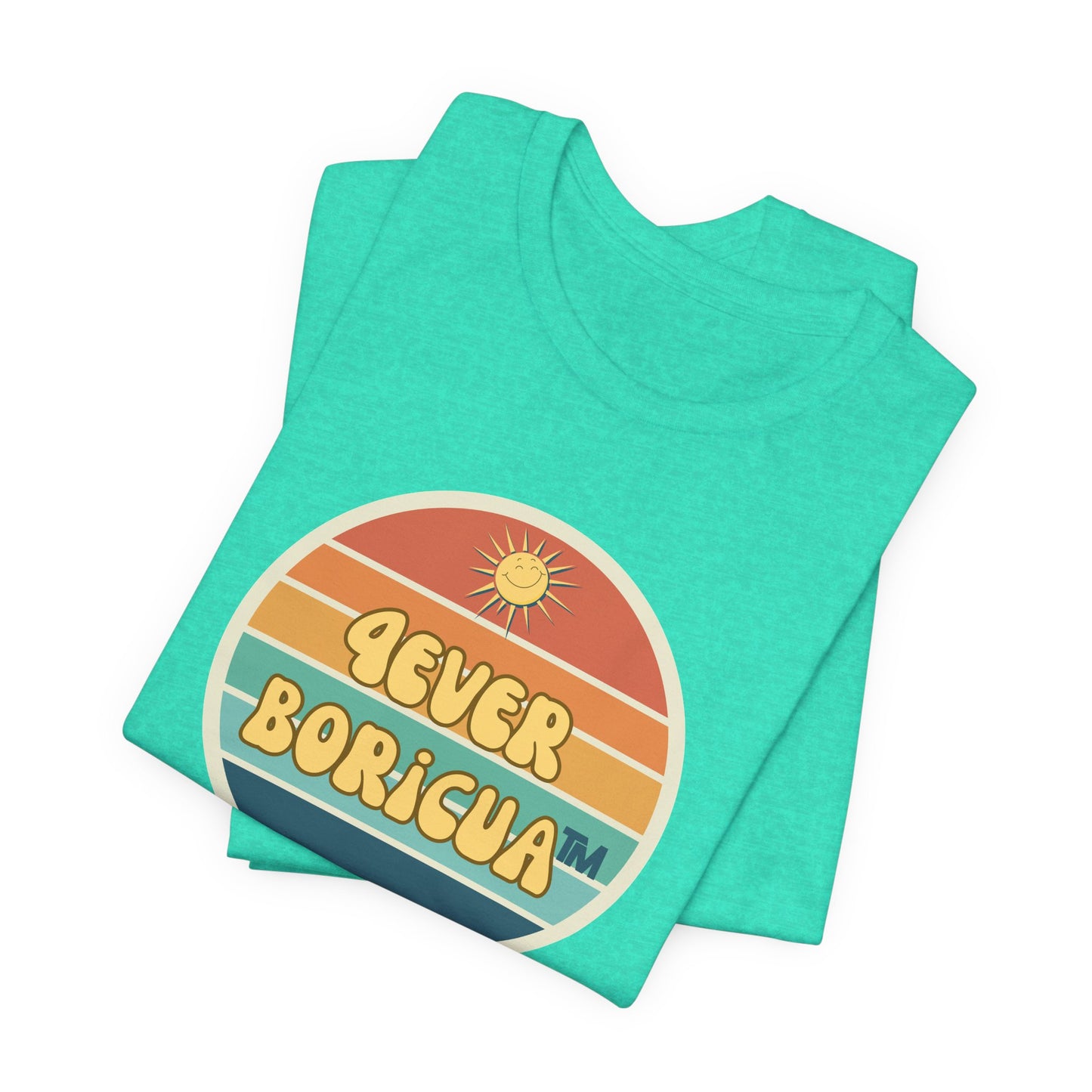 4everBoricua™️ SUN RETRO Unisex Puerto Rico Boricua Shirt