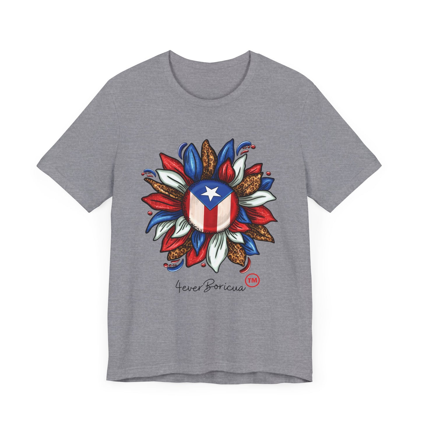 PUERTO RICAN BLOOMING FLAG Unisex Puerto Rico Boricua Shirt 4everBoricua™️