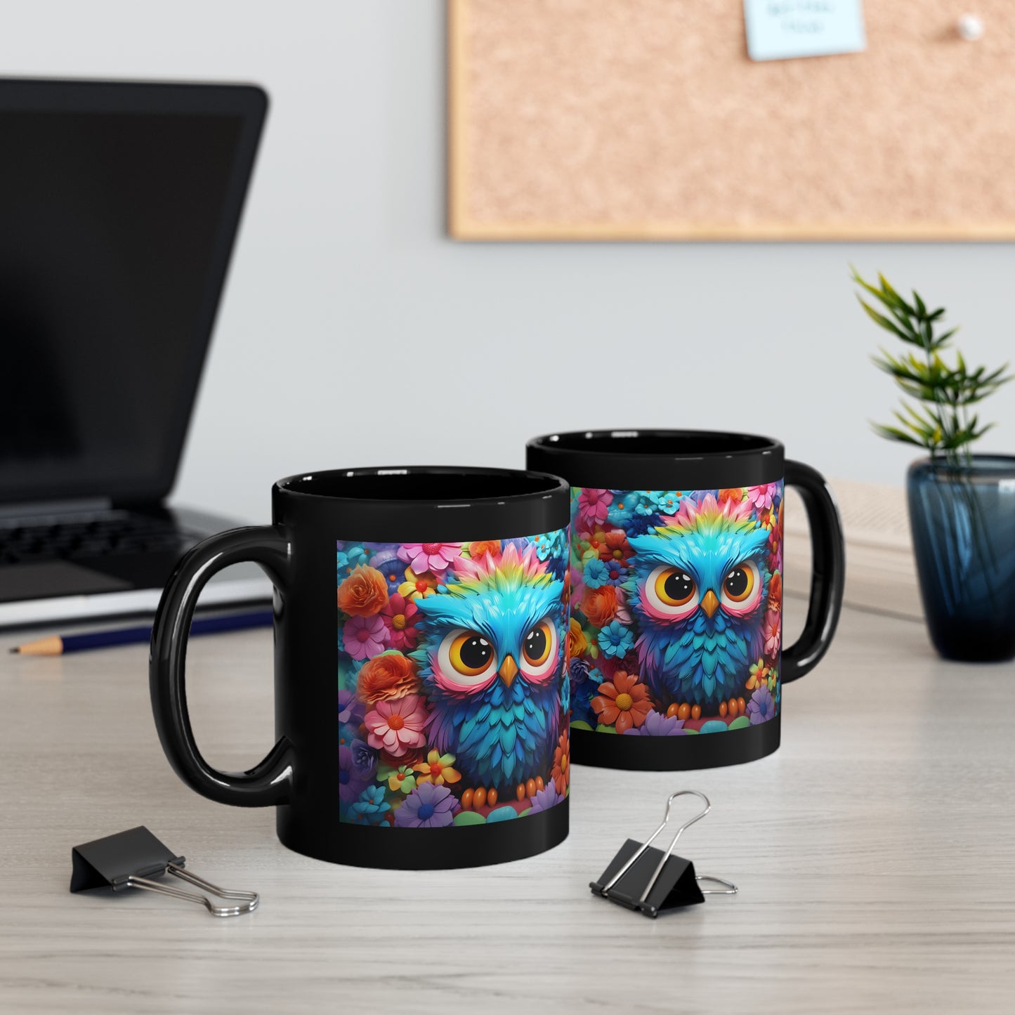 COLORFUL OWL 3D MUG - MUGSCITY - Free Shipping