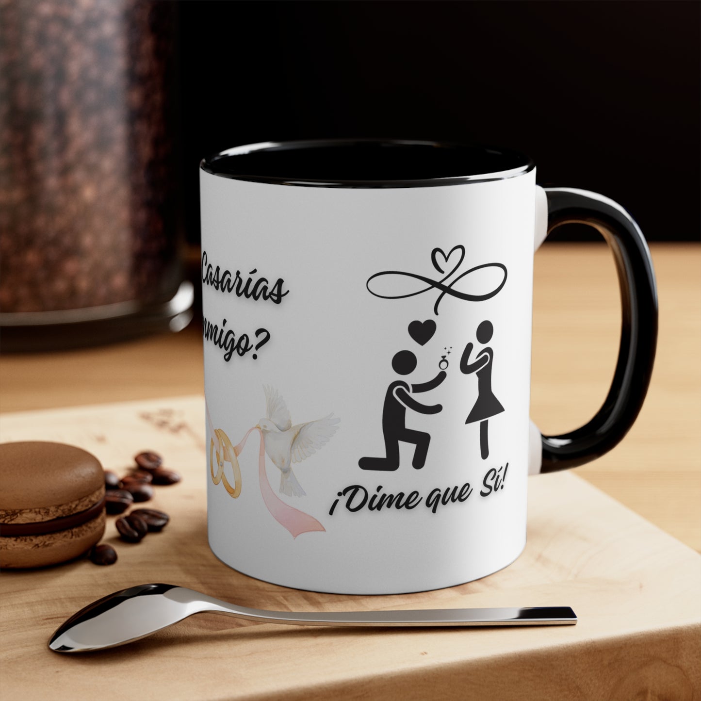 ¿TE CASARÍAS CONMIGO? Taza -  Propuesta de Matrimonio - Español - Mugscity - Free Shipping