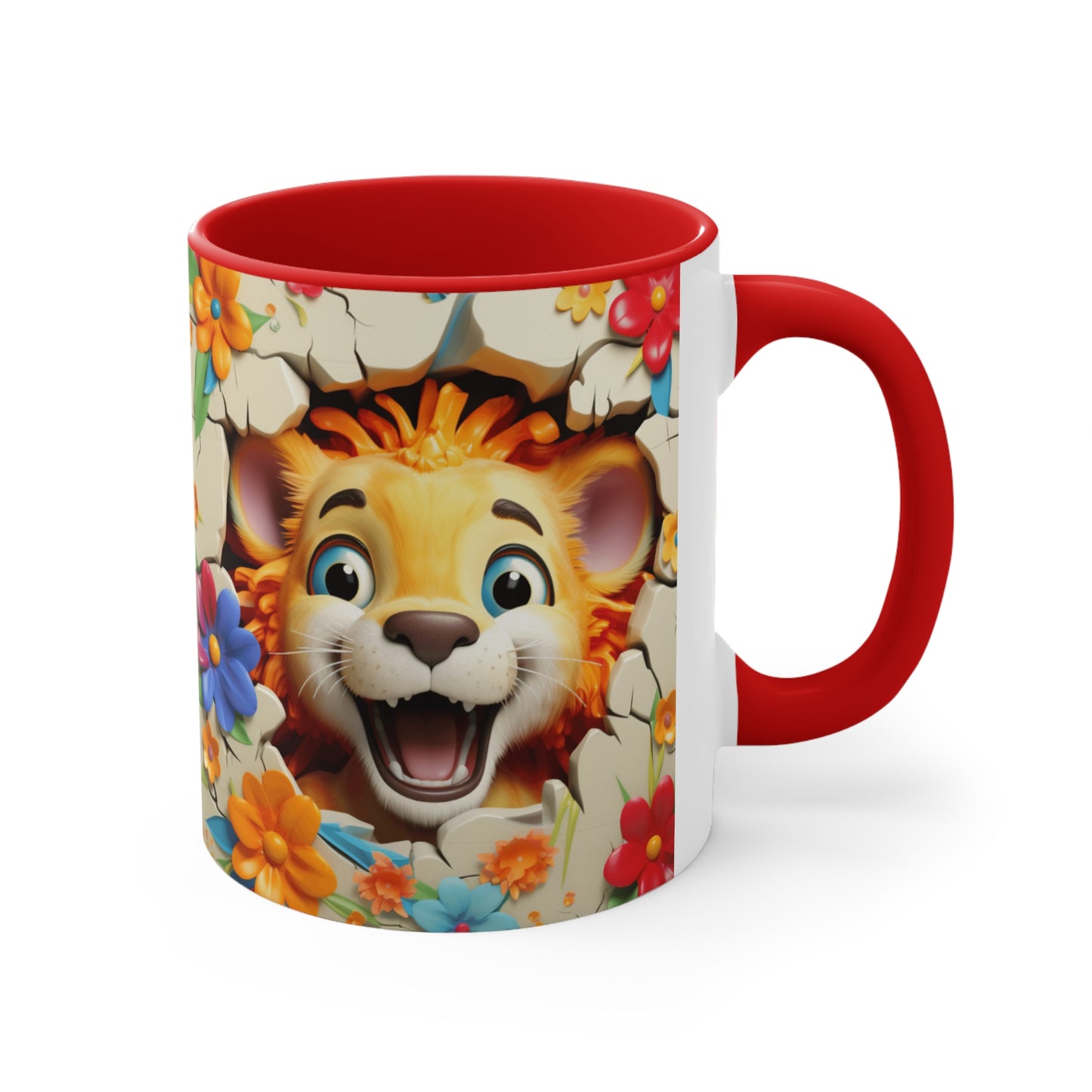 LION MUG - CHILDREN COLLECTION - MUGSCITY - Free Shipping