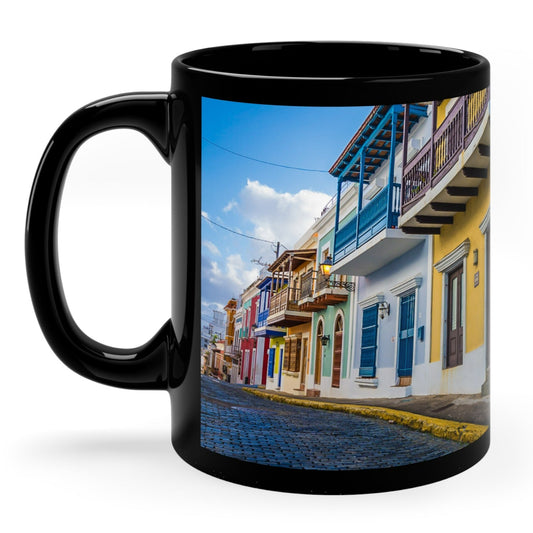 OLD SAN JUAN STREETS Mug Viejo San Juan Puerto Rico - MUGSCITY - Free Shipping
