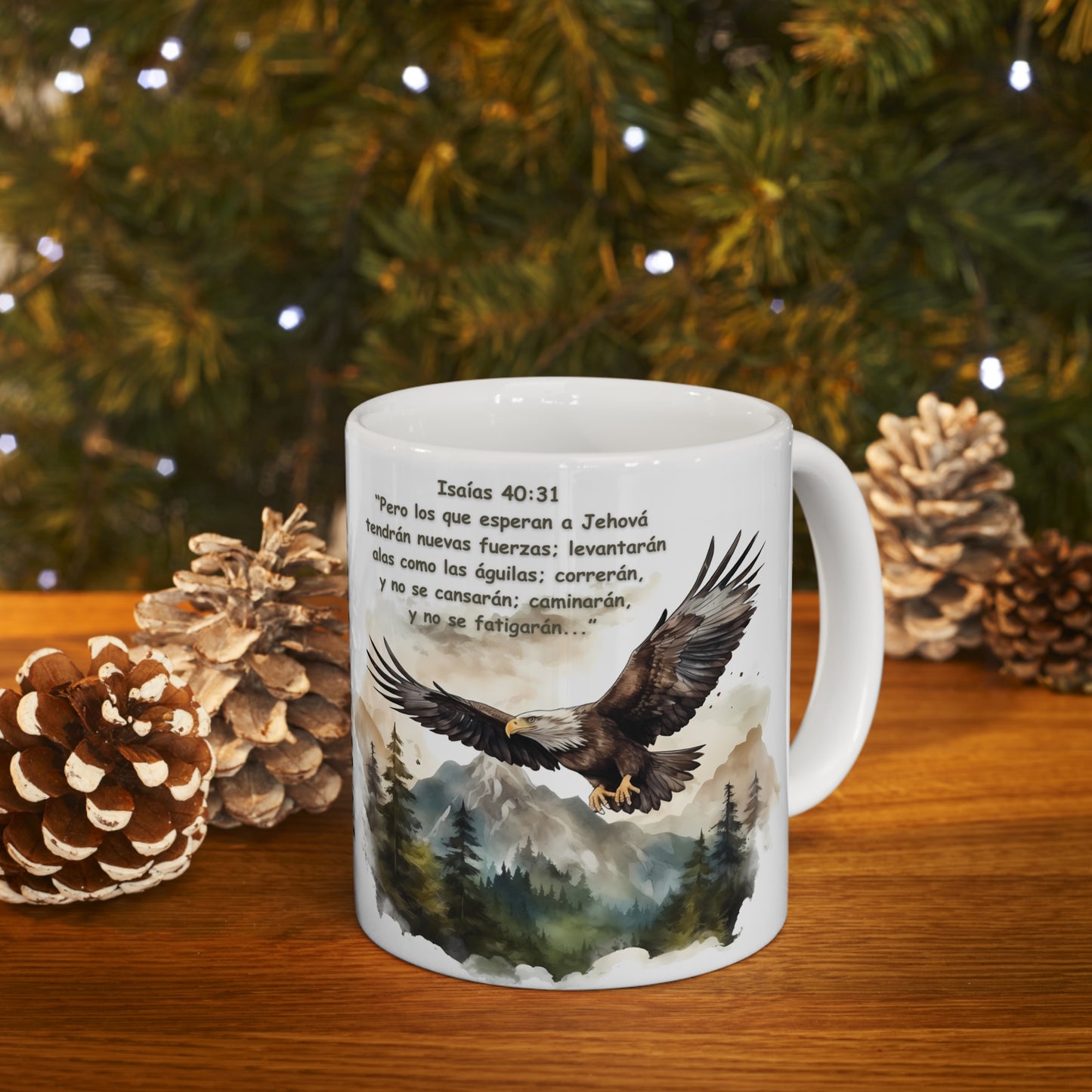 ISAIAS 40:31 MUG - ESPANOL - NUEVAS FUERZAS - MUGSCITY - Free Shipping