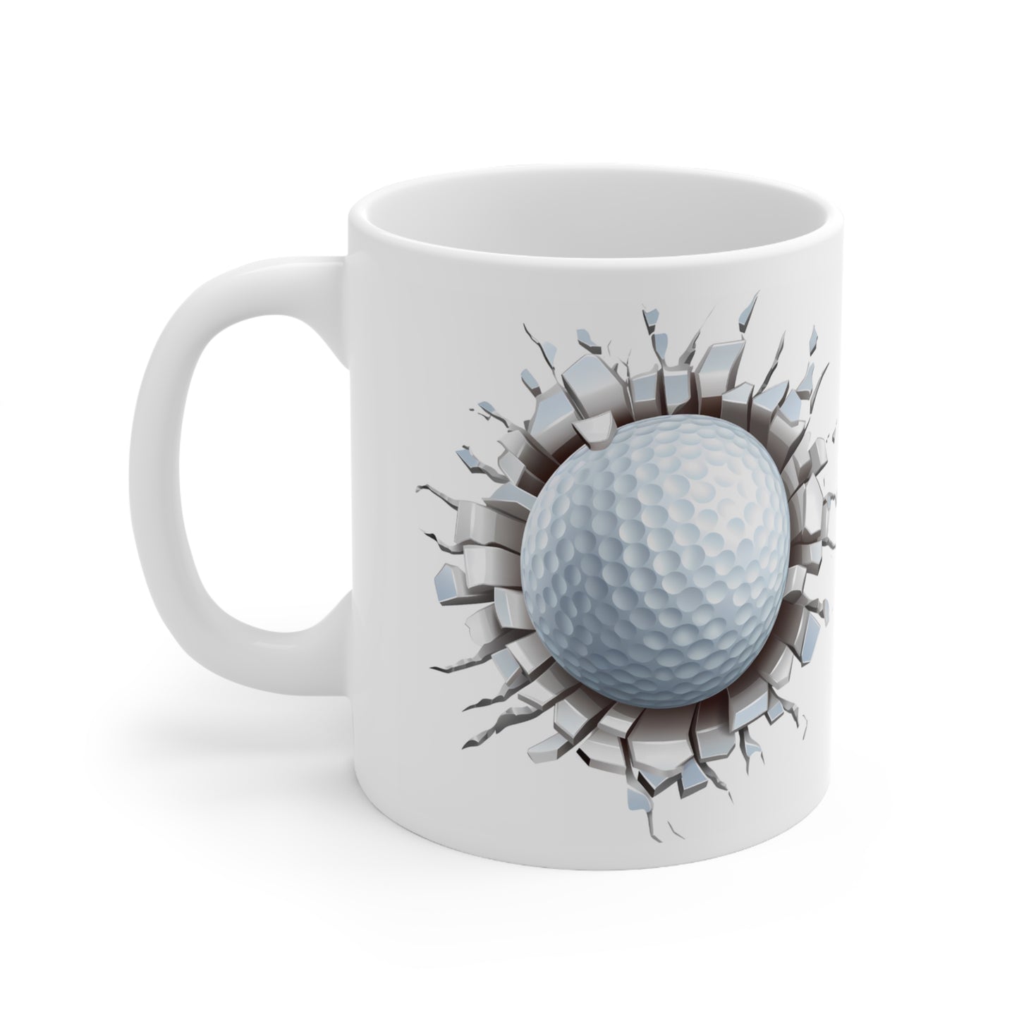 GOLF BALL IN HOLE 3D MUG - MUGSCITY - Free Shipping