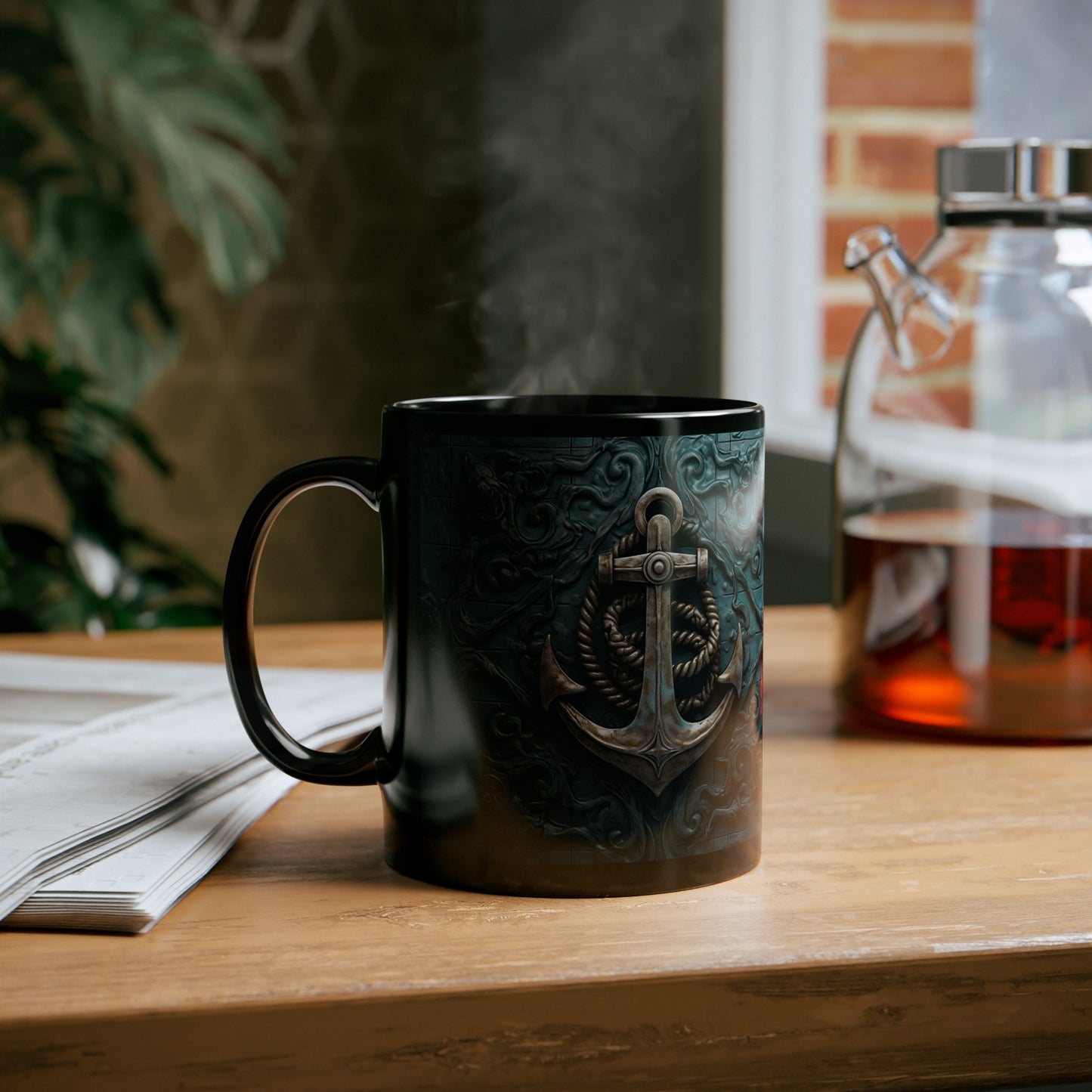 AWESOME 3D ANCHOR MUG - BLACK - MUGSCITY - Free Shipping