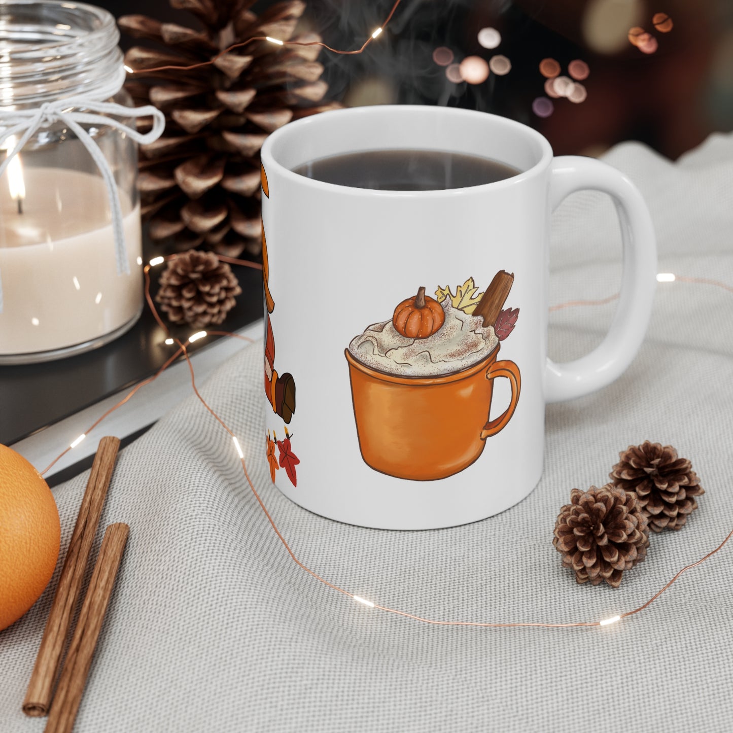 FALL VIBES GNOME MUG - MUGSCITY - Free Shipping