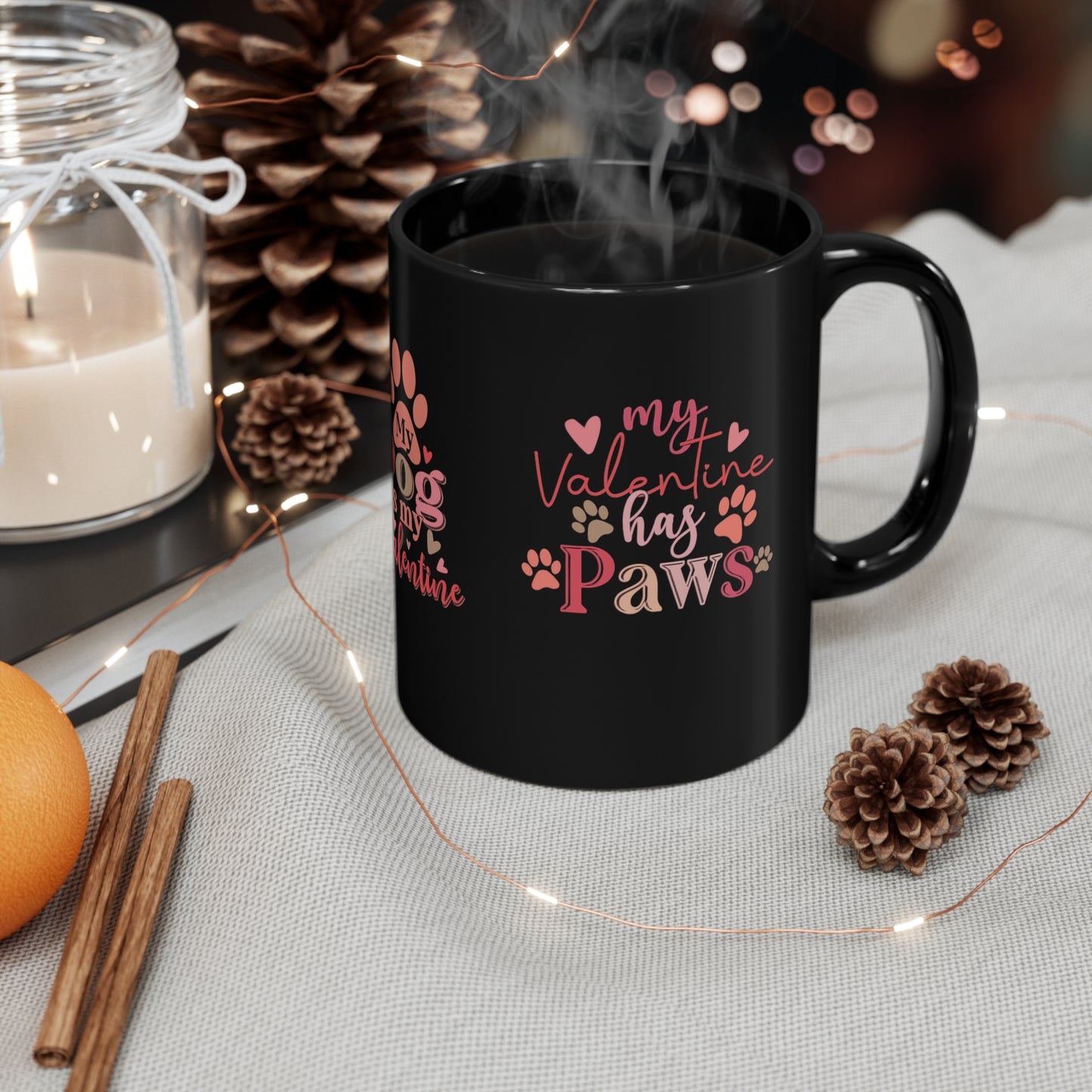 VALENTINE DOG MUG - My Dog is my Valentine Coffee Mug - Mugscity