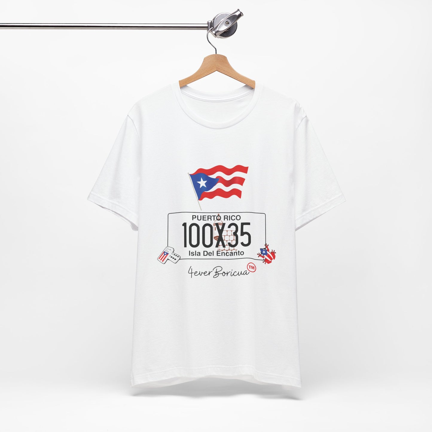 100 X 35 PUERTO RICO Unisex Boricua Shirt 4everBoricua™️