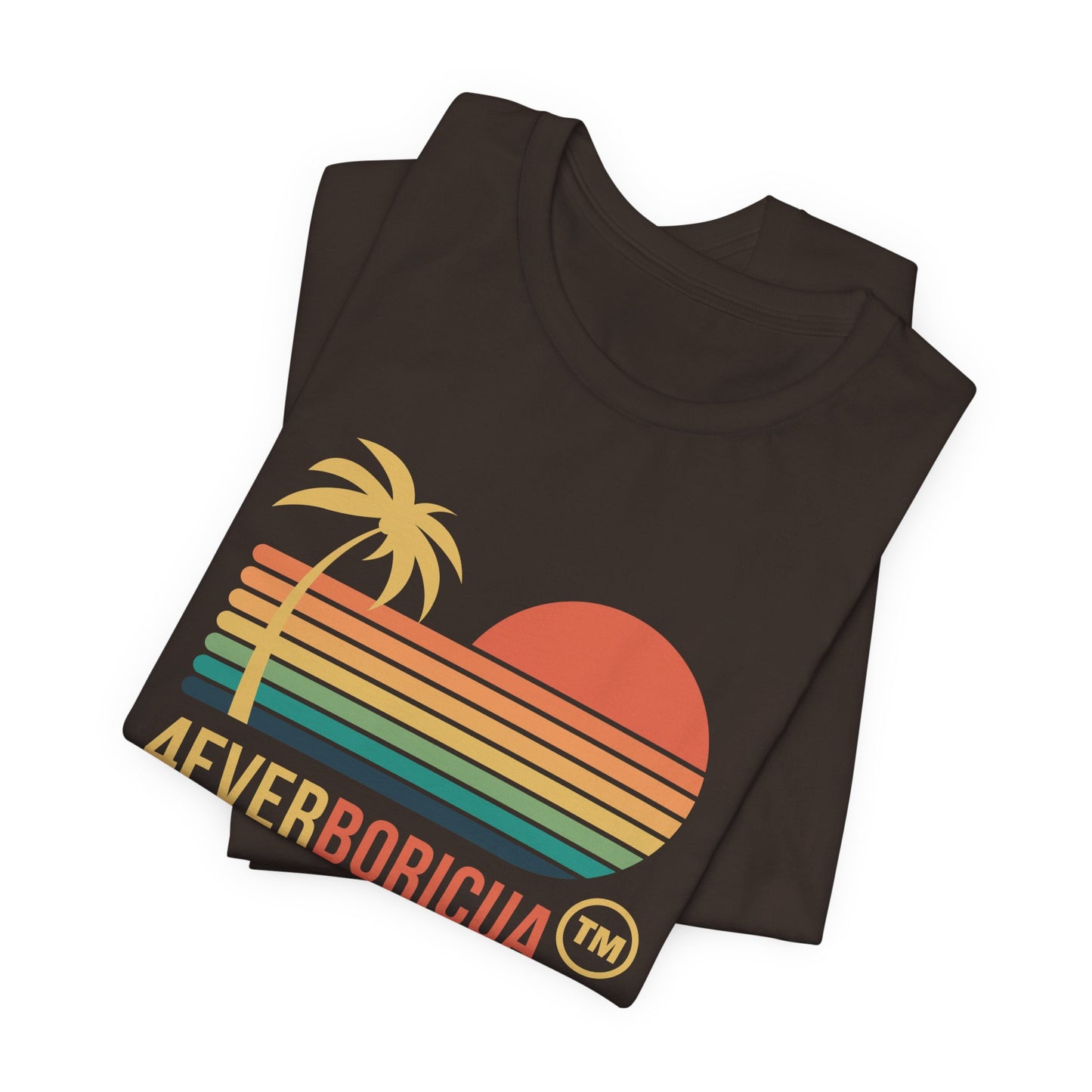 4everBoricua™️ Brand Puerto Rico Boricua Shirt - Brown