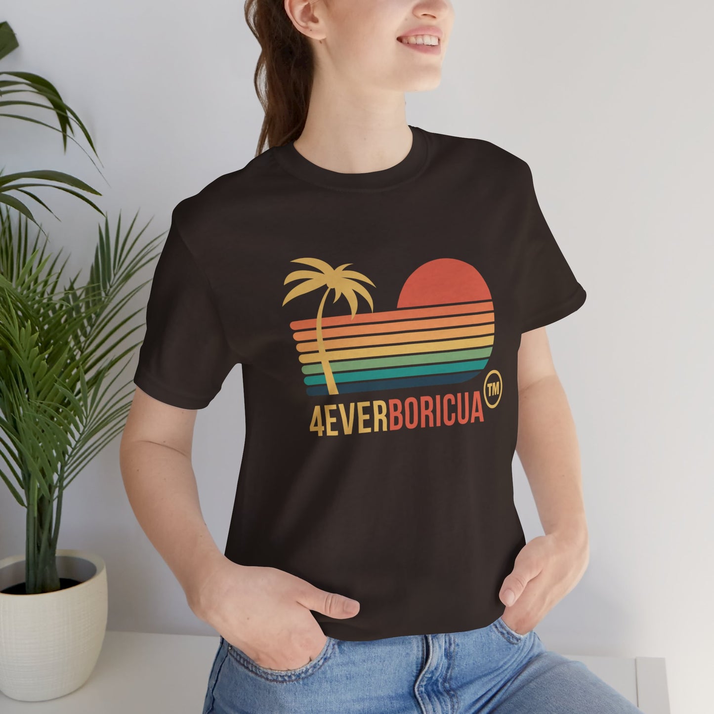 4everBoricua™️ Brand Puerto Rico Boricua Shirt - Brown