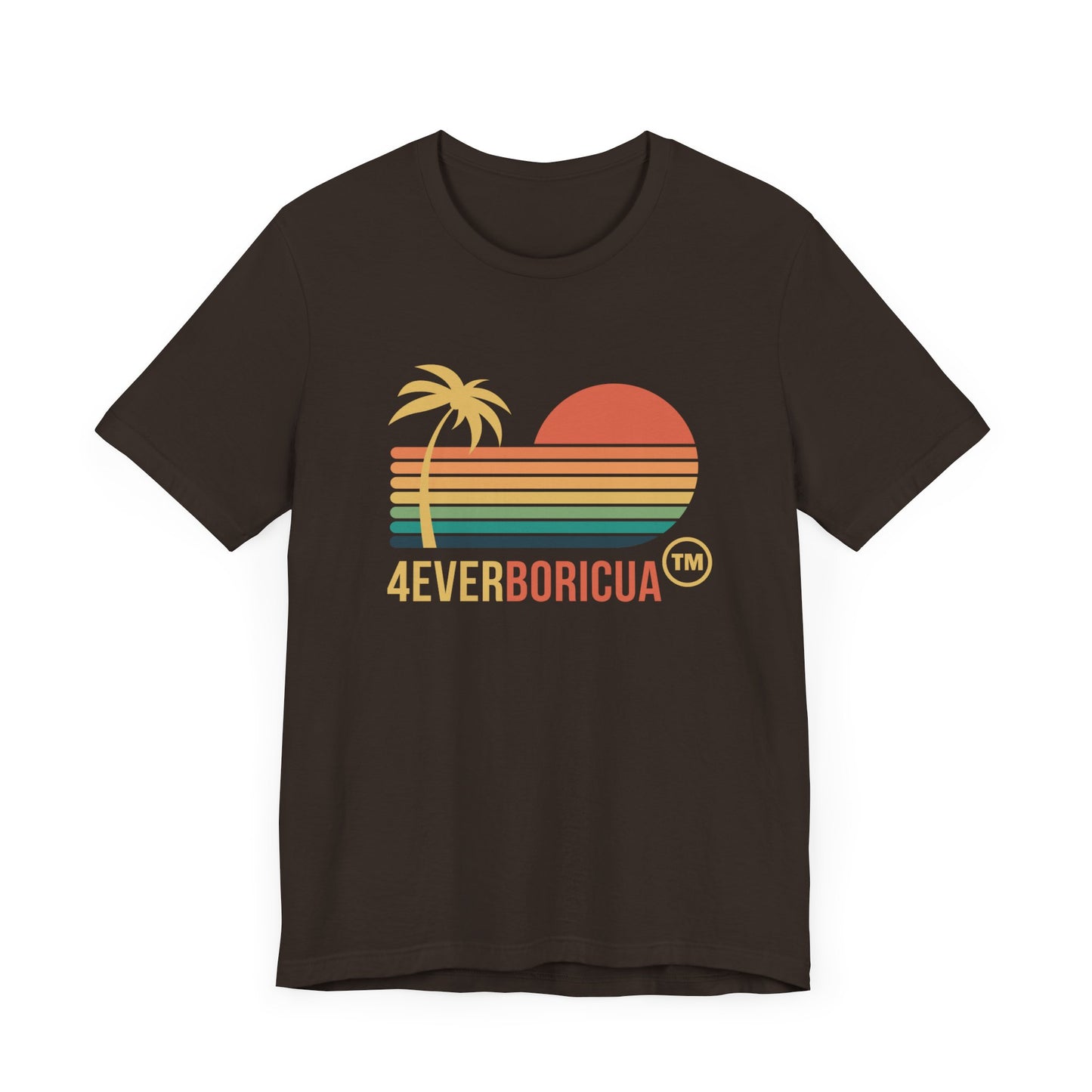 4everBoricua™️ Brand Puerto Rico Boricua Shirt - Brown