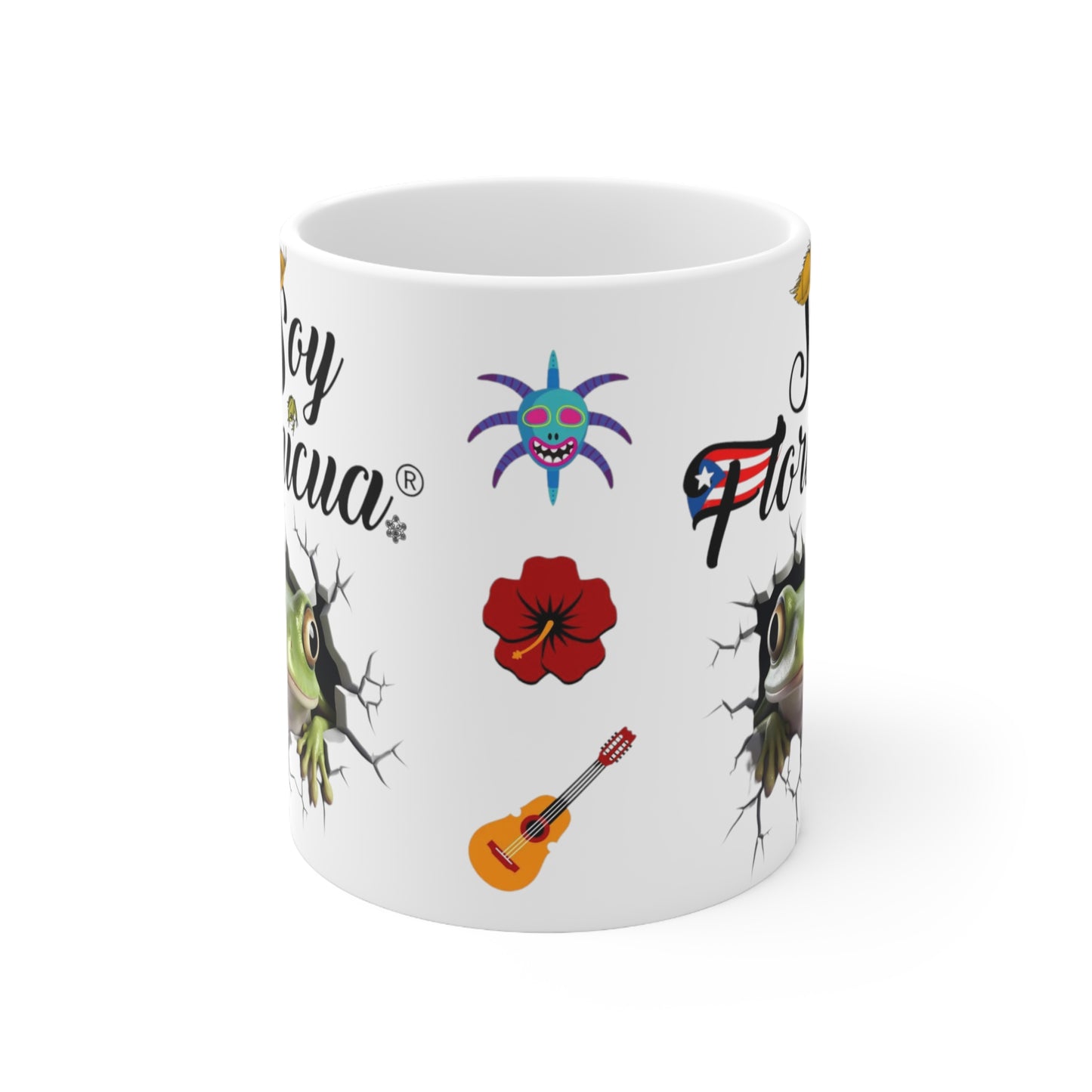 SOY FLORICUA REGISTERED MARK COQUI MUG - 3D MUGS - MUGSCITY - Free Shipping