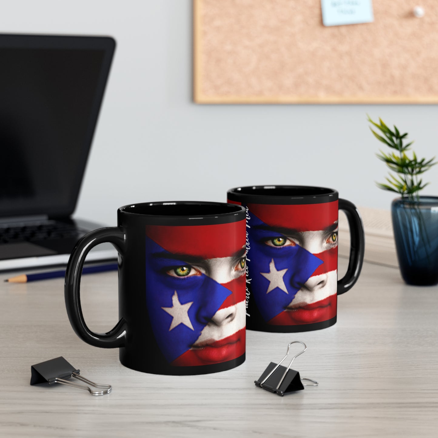 PUERTO RICO PATRIA MIA MUG - MUGSCITY - FREE SHIPPING