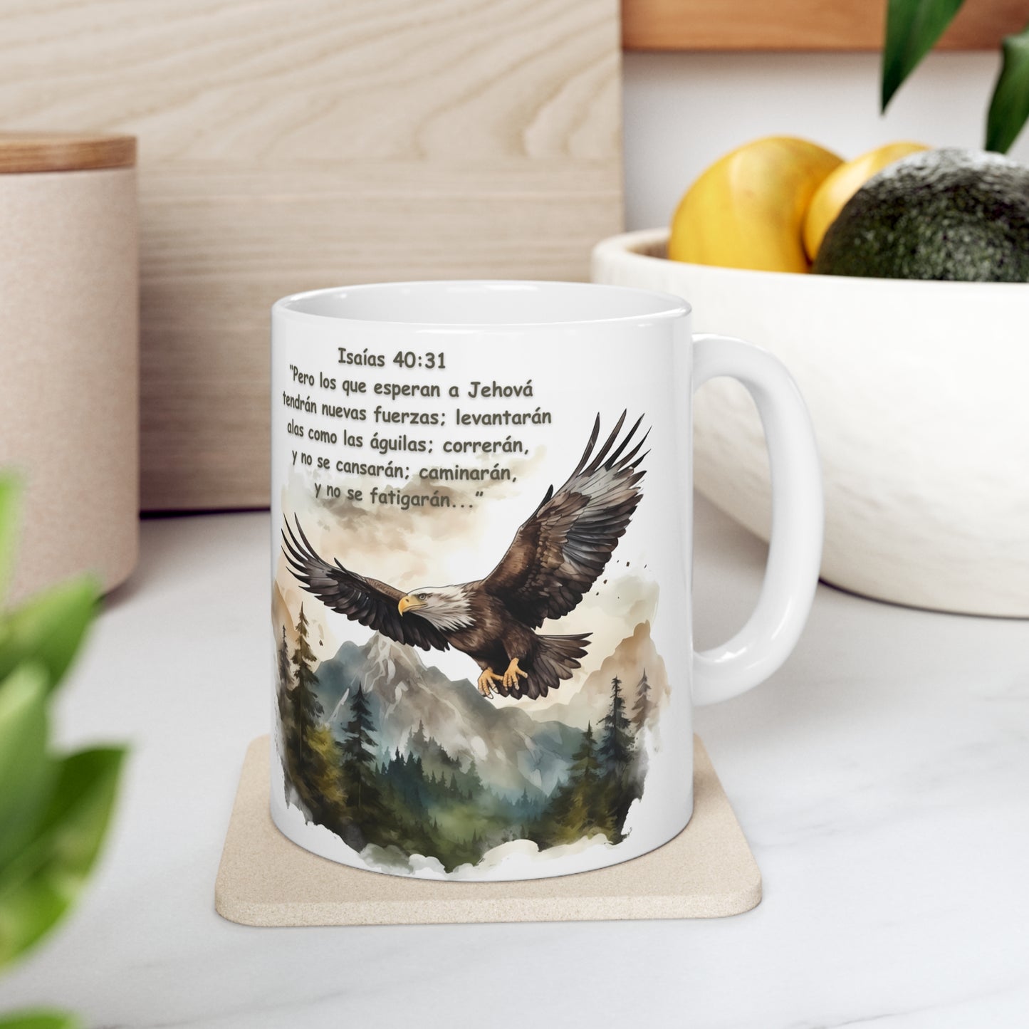 ISAIAS 40:31 MUG - ESPANOL - NUEVAS FUERZAS - MUGSCITY - Free Shipping