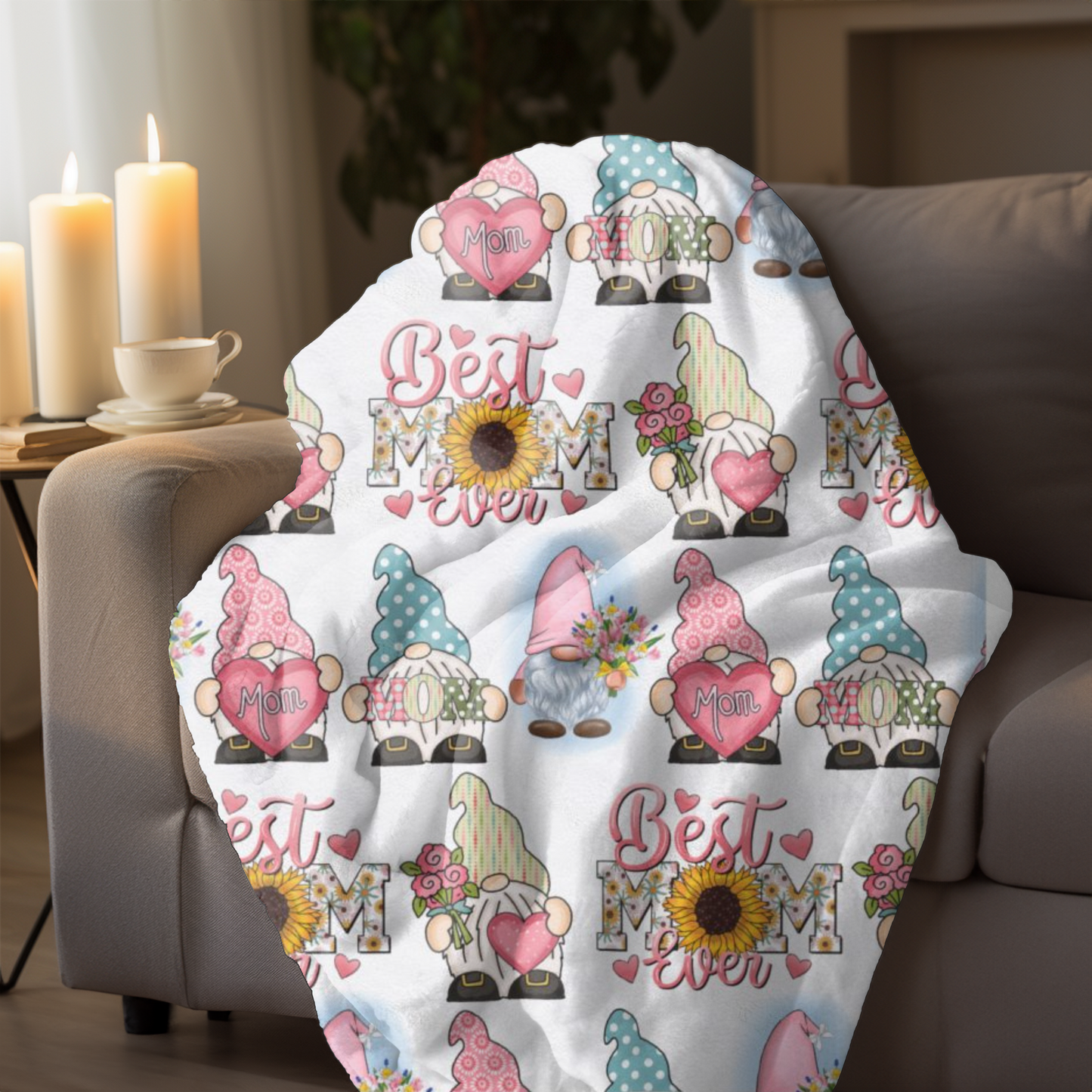 BEST MOM EVER THROW COZY BLANKET FOR MOMS | MUSGCITY 23