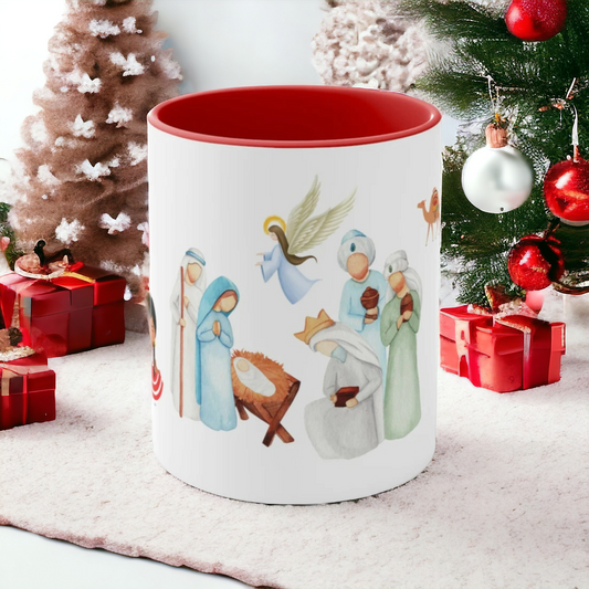 PUERTO RICAN NATIVITY Mug with Three Kings - Mugscity - Free Shipping