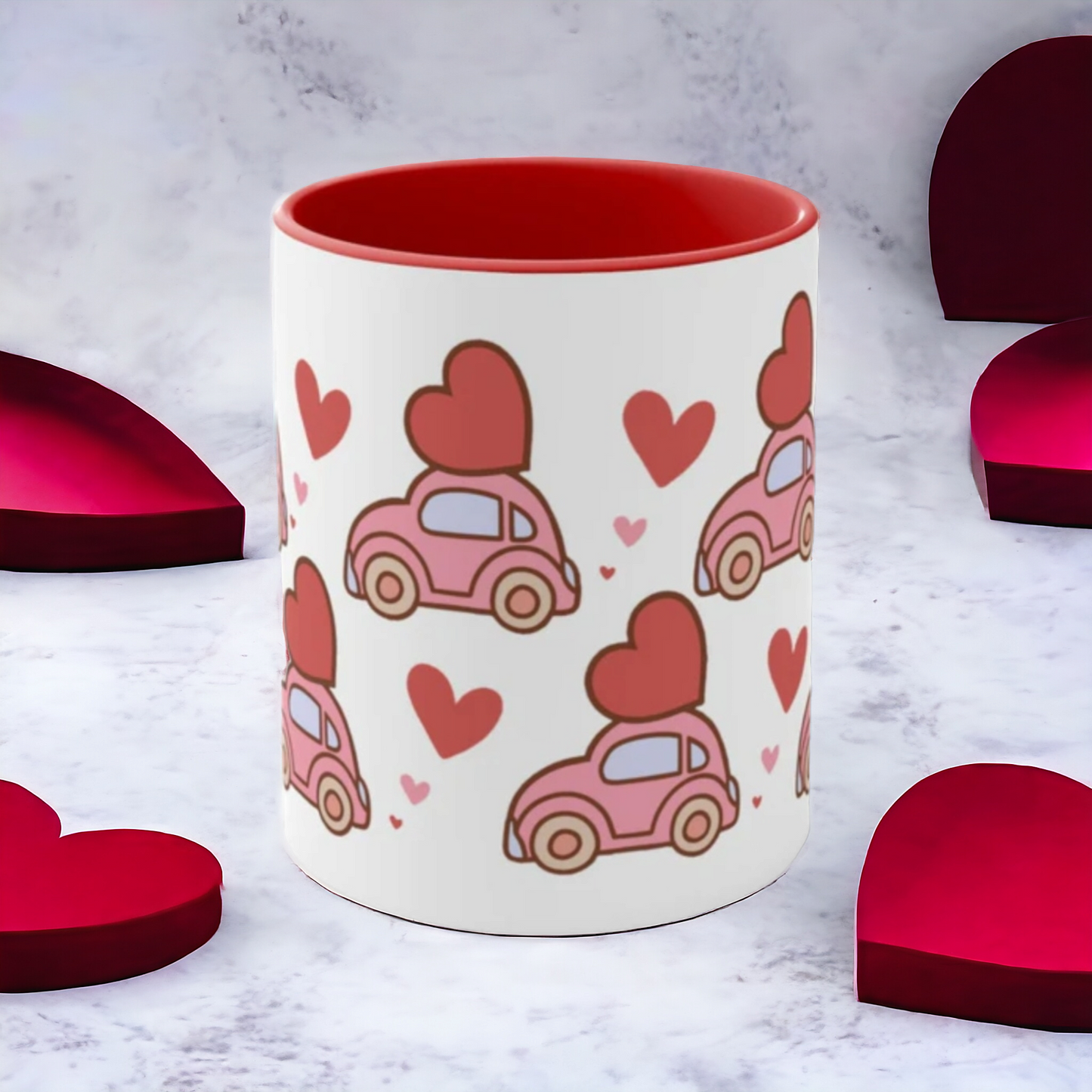 LOVE VOLKY MUG, Volky Coffee Mugs, Gifts for Volkswagen Lovers, Valentines Cups, Volky Gifts