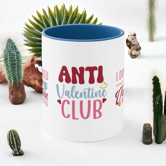 ANTI VALENTINE COFFEE MUG FOR SINGLES & COFFEE LOVERS | MUGSCITY 23