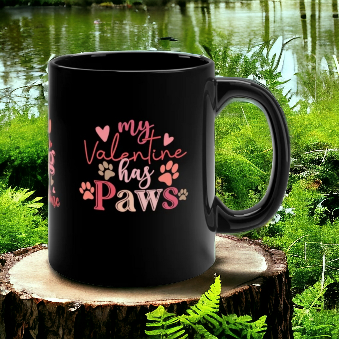 VALENTINE DOG MUG - My Dog is my Valentine Coffee Mug - Mugscity