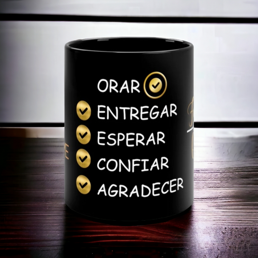 TAZA LOS 5 PASOS DE FE - 5 STEPS OF FAITH CUP IN SPANISH | MUGSCITY 23