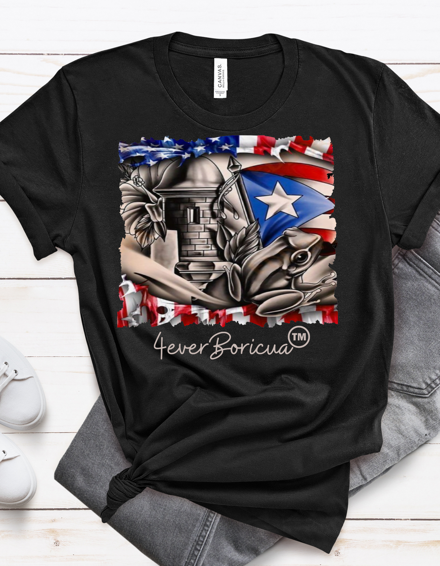 REAL BORICUA Unisex Puerto Rico Boricua Shirt 4everBoricua™️